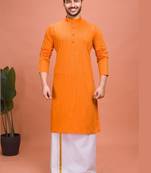 Plain Cotton kurta For men