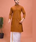 Plain Cotton kurta For men