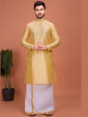 Plain Cotton kurta For men 1