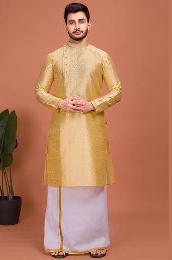 Plain Cotton kurta For men