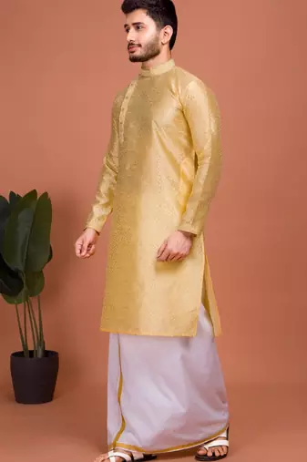 Plain Cotton kurta For men