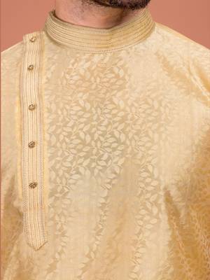 Plain Cotton kurta For men 4