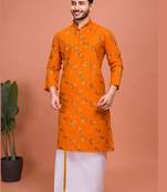 Plain Cotton kurta For men