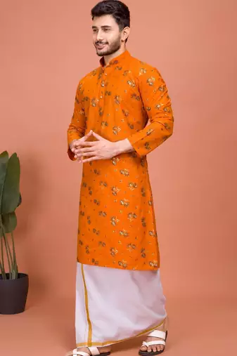 Plain Cotton kurta For men