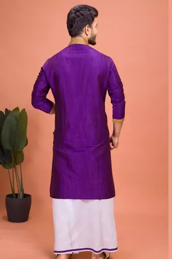 Plain Cotton kurta For men