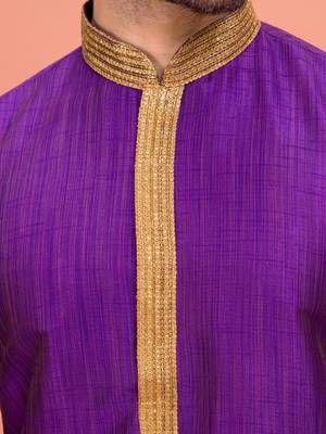 Plain Cotton kurta For men 5