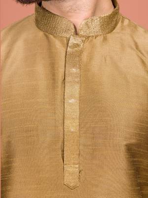 Plain Cotton kurta For men 4