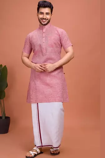 Plain Cotton kurta For men