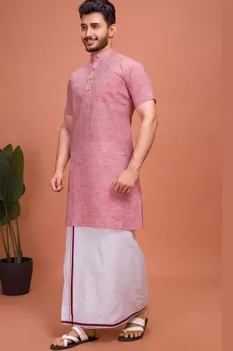 Plain Cotton kurta For men