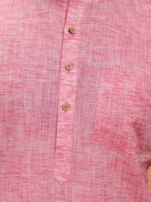 Plain Cotton kurta For men 4