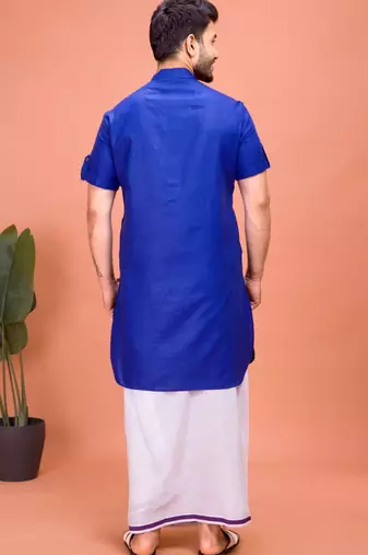 Plain Cotton kurta For men