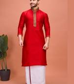 Plain Cotton kurta For men