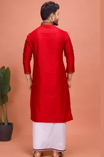 Plain Cotton kurta For men