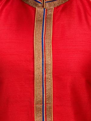 Plain Cotton kurta For men 4
