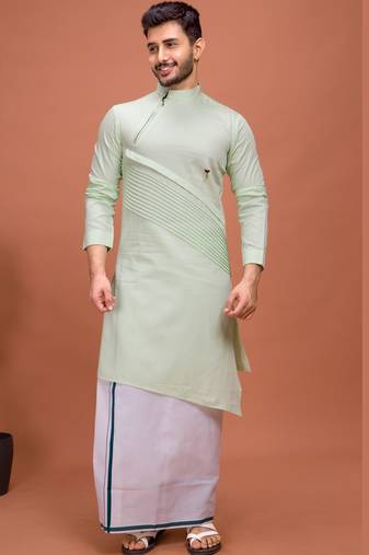 Plain Cotton kurta For men