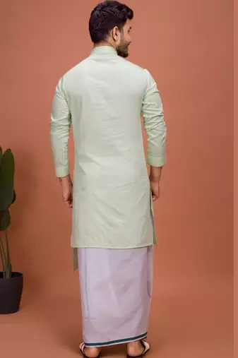 Plain Cotton kurta For men