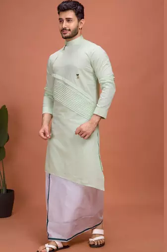 Plain Cotton kurta For men