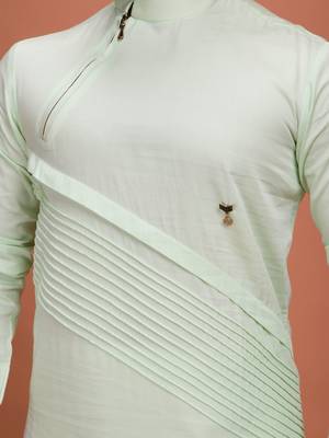 Plain Cotton kurta For men 4