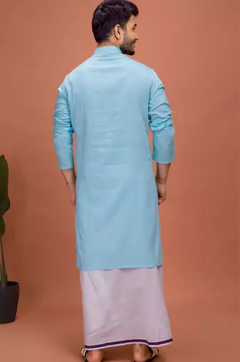 Plain Cotton kurta For men