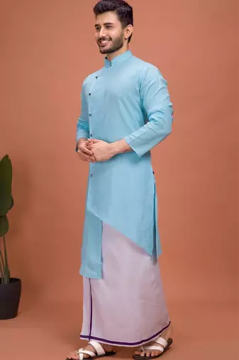 Plain Cotton kurta For men