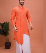 Plain Cotton kurta For men