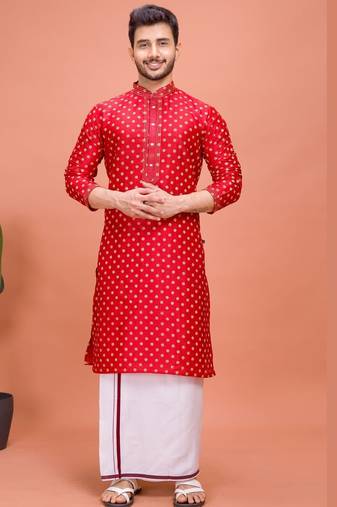 Plain Cotton kurta For men