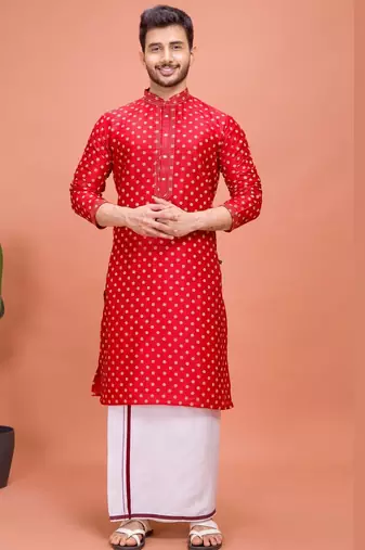 Plain Cotton kurta For men