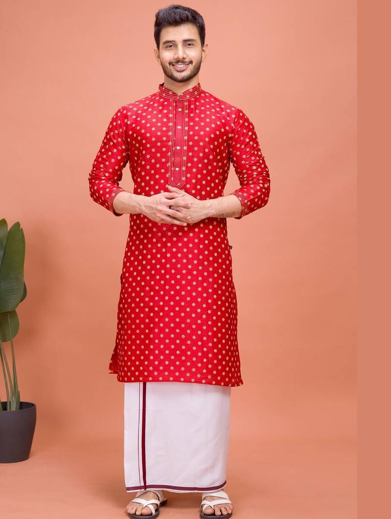 Plain Cotton kurta For men