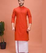 Plain Cotton kurta For men