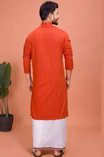 Plain Cotton kurta For men