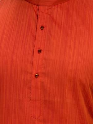 Plain Cotton kurta For men 3