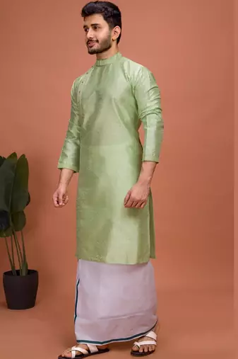 Plain Cotton kurta For men