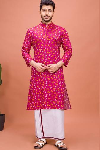 Plain Cotton kurta For men