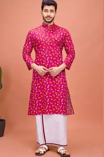 Plain Cotton kurta For men