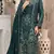 Rama sequins work faux georgette salwar kameez