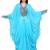 Elegant Sky Blue Layered Stitched Kaftan with Statement leafy Embroidery for Special Occasion
