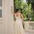 Off white kora cotton multi thread embroidered work traditional gown