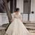 Off white kora cotton multi thread embroidered work traditional gown
