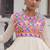 Off white kora cotton multi thread embroidered work traditional gown