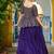 Fendy Fabrics with Sequins Embroidered work Blouse With Plain Lehenga