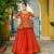 Fendy Fabrics with Sequins Embroidered work Blouse With Plain Lehenga
