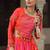 Roman With attractive combination of Mirror lace embellished work