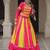 Roman With attractive combination of Mirror lace embellished work