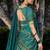 green tussar silk traditional printed lehenga choli
