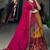 mustard tussar silk traditional printed lehenga choli