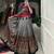 grey tussar silk traditional printed lehenga choli