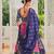pink tussar silk traditional printed lehenga choli