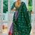 purple tussar silk traditional printed lehenga choli