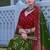 green tussar silk traditional printed lehenga choli