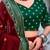 maroon tussar silk traditional printed lehenga choli